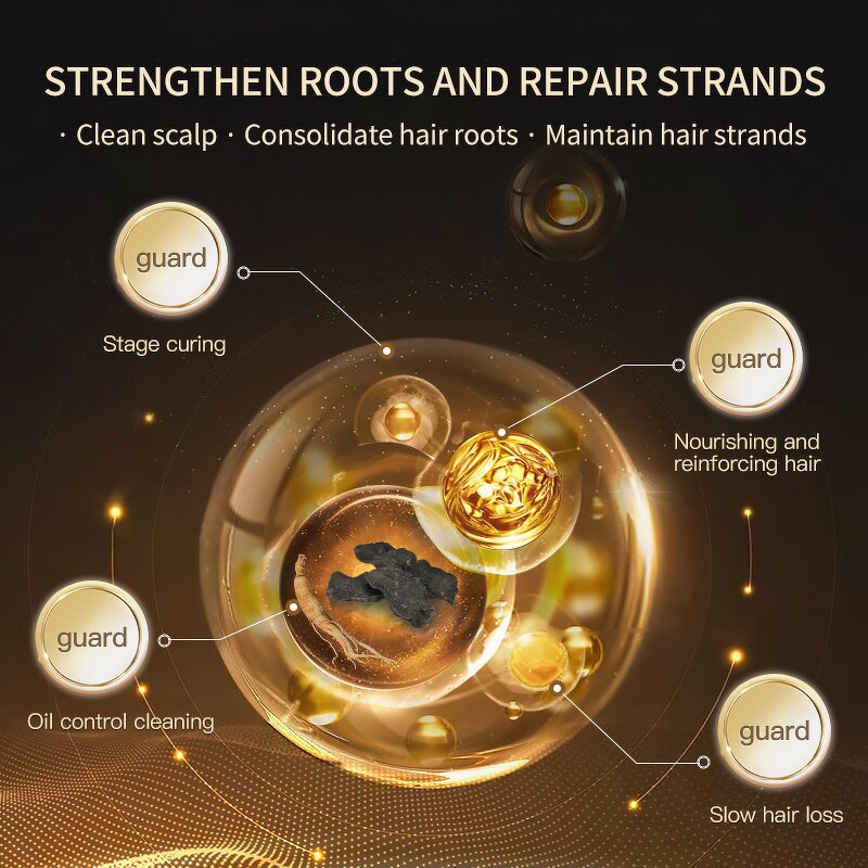 Herb Shampoo Manufacturer - Free Sample 200ml Polygonum Multiflorum Refreshing Gel Tea Tree Oil Anti-Alopecia Moisturizes