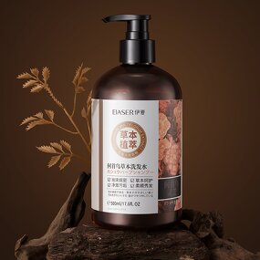 Herb Shampoo Manufacturer - Free Sample 200ml Polygonum Multiflorum Refreshing Gel Tea Tree Oil Anti-Alopecia Moisturizes