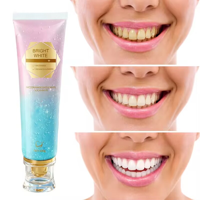 Niacinamide Toothpaste Manufacturer - OEM/ODM Wholesale Teeth Factory Stain Removal Plaque Fresh Breath Adult Brightening