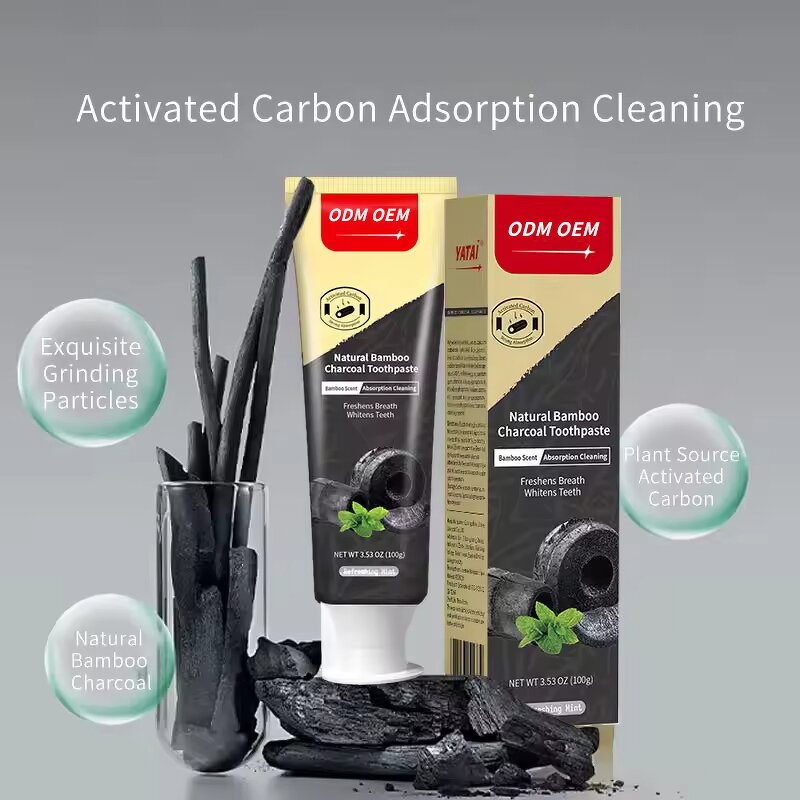 Bamboo Charcoal Toothpaste Manufacturer - Private Label Natural Activated Teeth Whitening Home Use Wholesale