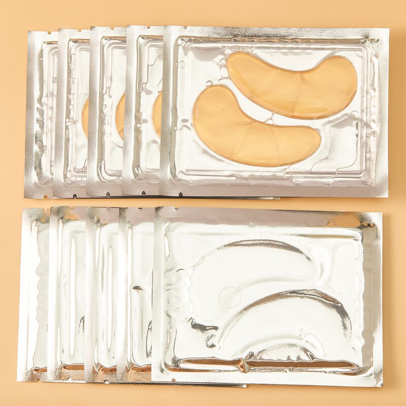 Eye Mask Manufacturer - Private Label 24K Gold Collagen Anti-Aging Vitamin C Sheet Moisturizing Dark Circle Reduction