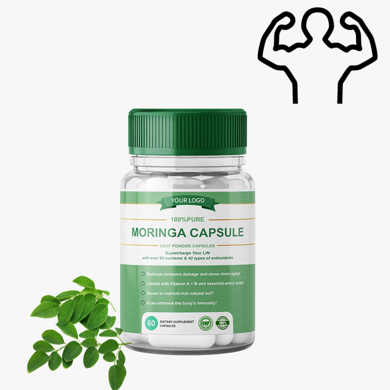 Moringa Capsule - Organic Leaf Powder & Factory Price & High Quality