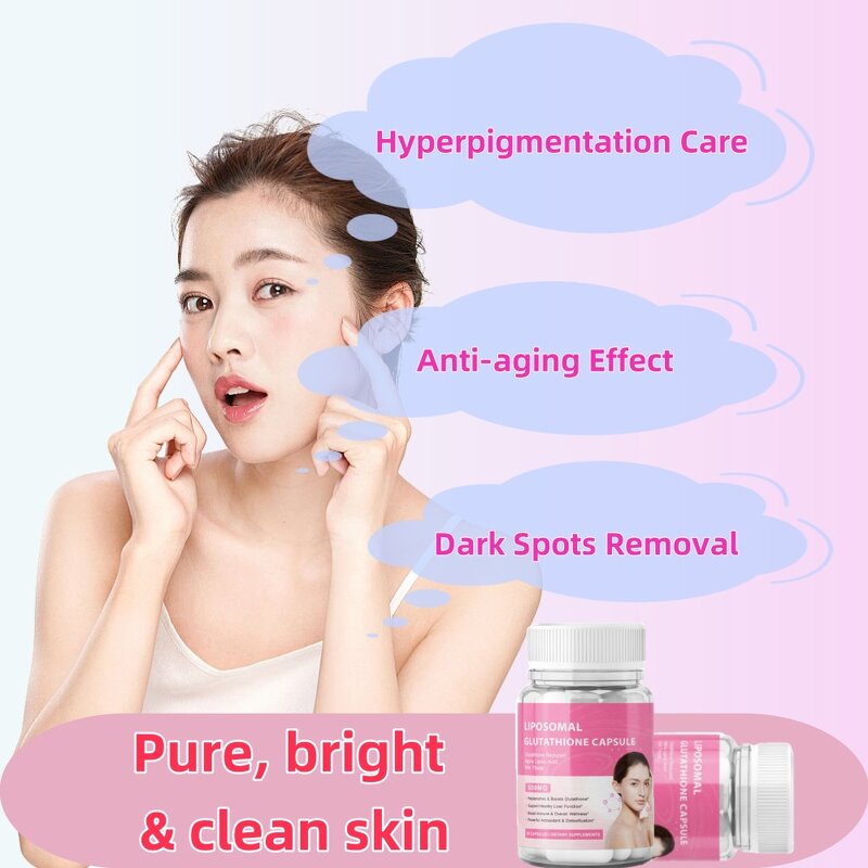 L-Glutathione Capsules - Skin Whitening With Anti-Aging & Collagen