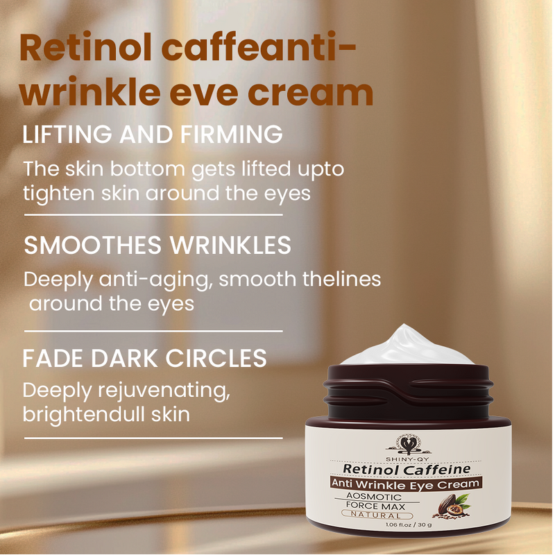 Retinol Eye Cream Manufacturer - Wholesale Private Label Caffeine Anti-Wrinkle Firming Reduce Fine Lines Formula
