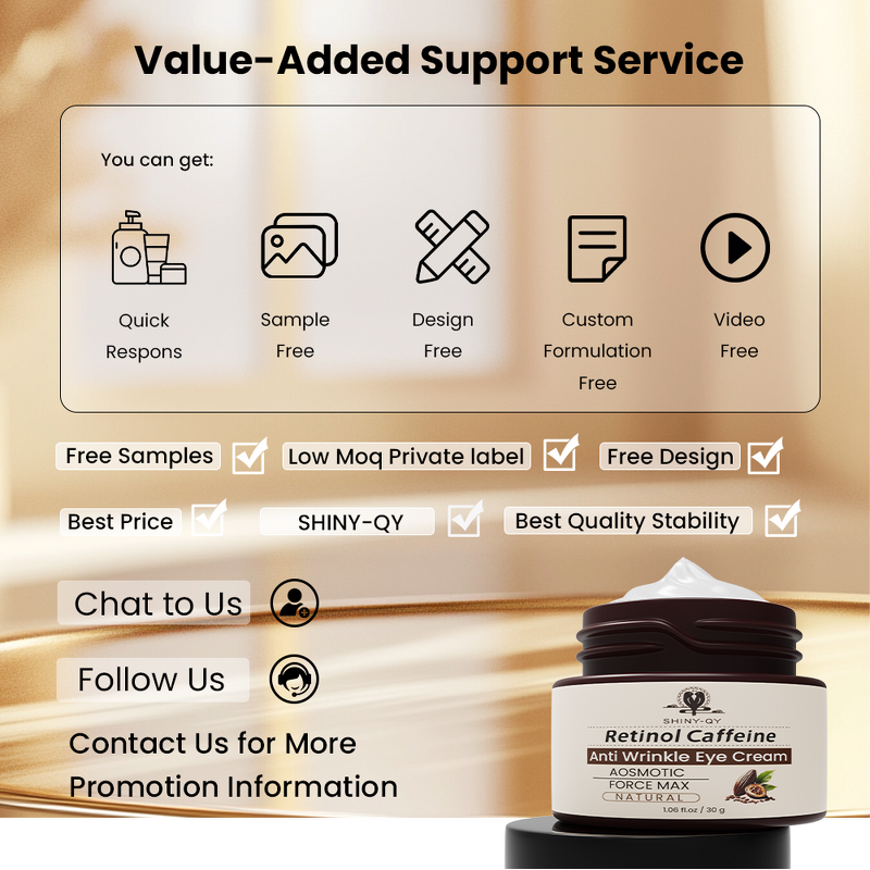 Retinol Eye Cream Manufacturer - Wholesale Private Label Caffeine Anti-Wrinkle Firming Reduce Fine Lines Formula
