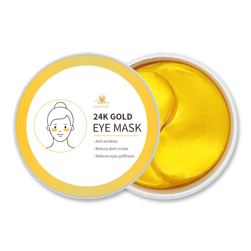 Eye Mask Manufacturer - Custom Whitening Collagen Eye Mask Retinol 24k Gold Vitamin C Hydra-gel Formula