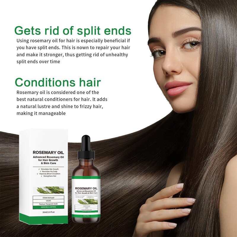 Hair Growth Oil Manufacturer - Private Label Scalp Care Anti-Hair Loss Rosemary Oil for Hair Growth