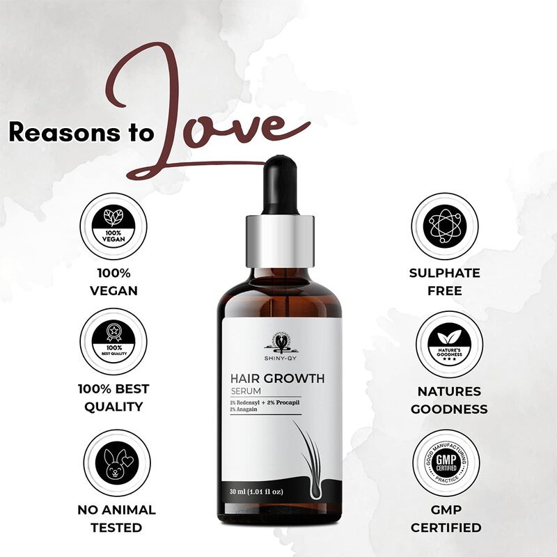 Hair Growth Serum Manufacturer - Private Label Thickness Regrowth Treatment Strengthening Scalp Biotin Formula