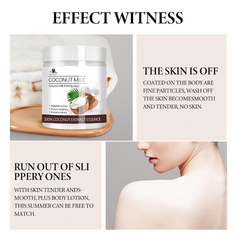 Body Scrub Manufacturer - OEM Private Label Natural Smoothing Dead Skin Remove Shea Butter Collagen Exfoliant