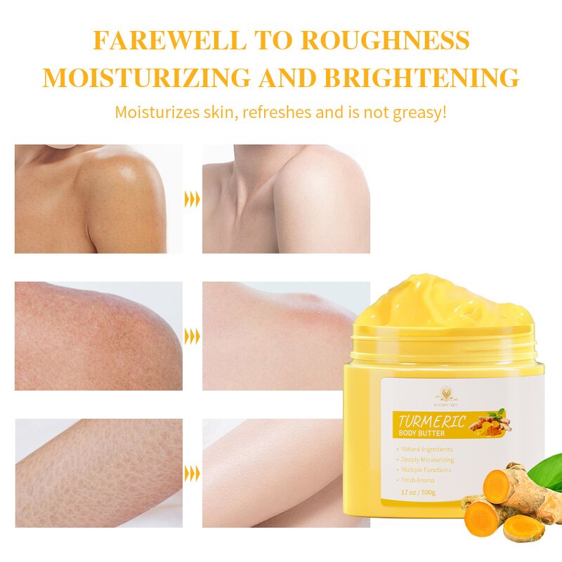 Body Butter Manufacturer - Custom Organic Vitamin C Deep Hydration Moisturizing Smooth Turmeric Body Butter