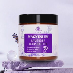 Body Butter Manufacturer - OEM ODM Private Label Dry Skin Deep Nourishing Magnesium Lavender Formula