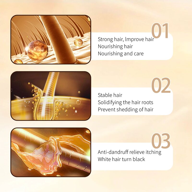 Hair Treatment Oil Manufacturer - Organic Scalp Care Ginseng Ginger Repair Regrowth Anti-Hair Loss Serum