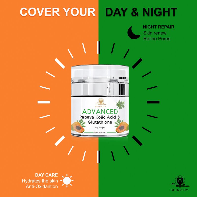 Kojic Acid Face Cream Manufacturer - OEM Private Label Papaya Anti-Aging Kojic Acid Whitening Lightening Cream