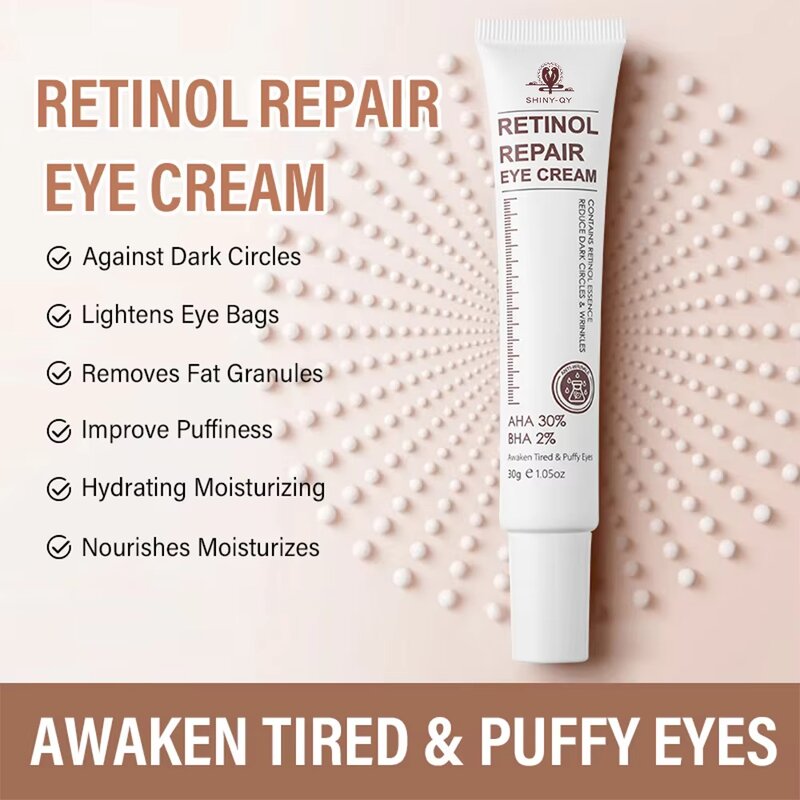 Retinol Eye Cream Manufacturer - OEM ODM Private Label Anti-Wrinkle Anti-Puffiness Dark Circle Tightening Formula