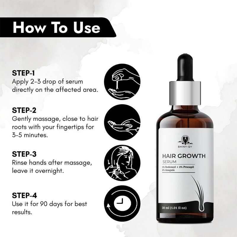 Hair Growth Serum Manufacturer - Private Label Thickness Regrowth Treatment Strengthening Scalp Biotin Formula