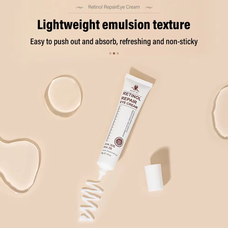 Retinol Eye Cream Manufacturer - OEM ODM Private Label Anti-Wrinkle Anti-Puffiness Dark Circle Tightening Formula