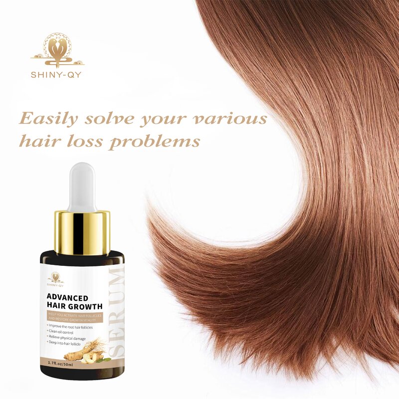 Hair Treatment Oil Manufacturer - Organic Scalp Care Ginseng Ginger Repair Regrowth Anti-Hair Loss Serum
