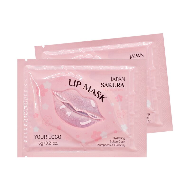 Lip Mask Manufacturer - Pink Collagen Treatment Silicone-Free Moisturizing Lightening Sakura Formula