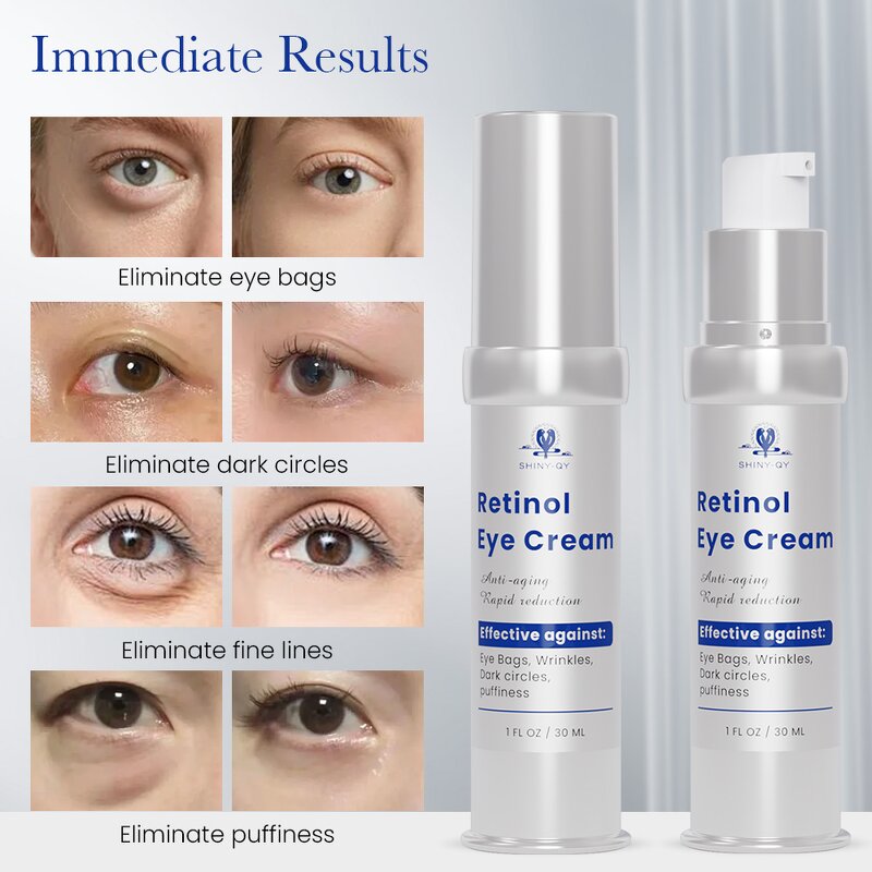 Eye Cream Manufacturer - OEM ODM Private Label Retinol Rapid Reduction Anti-Aging Anti-Wrinkle Firming Formula