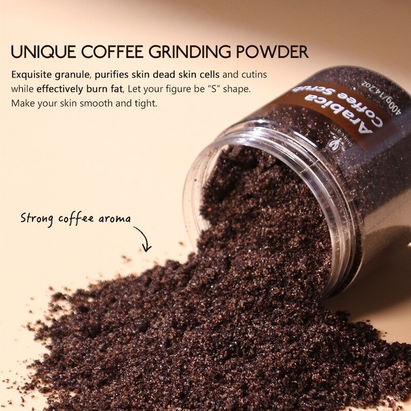 Coffee Body Scrub Manufacturer - Wholesale Custom Logo Dead Sea Salt Brightening Exfoliating Anti-Aging Scrub