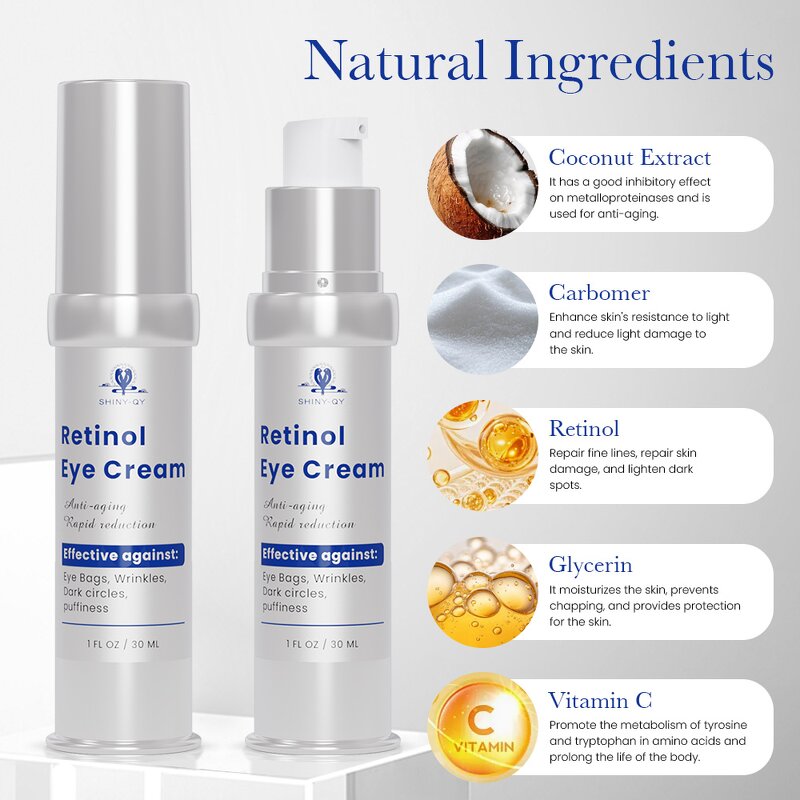 Eye Cream Manufacturer - OEM ODM Private Label Retinol Rapid Reduction Anti-Aging Anti-Wrinkle Firming Formula