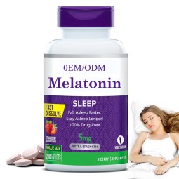 Melatonin Gummies OEM Supplier - Plant Extract Night Time Sleep Aid Custom