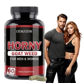 Horny Goat Weed Capsules Factory - OEM Herbal Extract for Energy Vitality Custom