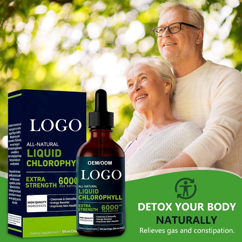 Chlorophyll Liquid Drops OEM Factory - Pregnant Women Safe Debloating Custom