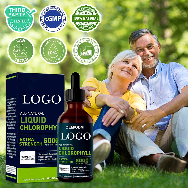 Chlorophyll Liquid Drops OEM Factory - Pregnant Women Safe Debloating Custom