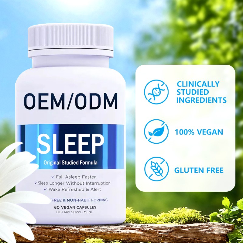 Melatonin Tablets Factory Direct - Adult Sleep Supplement Dietary Fiber Custom