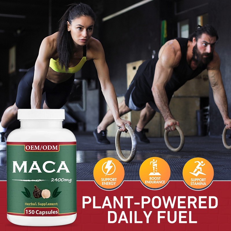 Maca Capsules Source Supplier - High Quality Herbal Supplement Custom Packaging