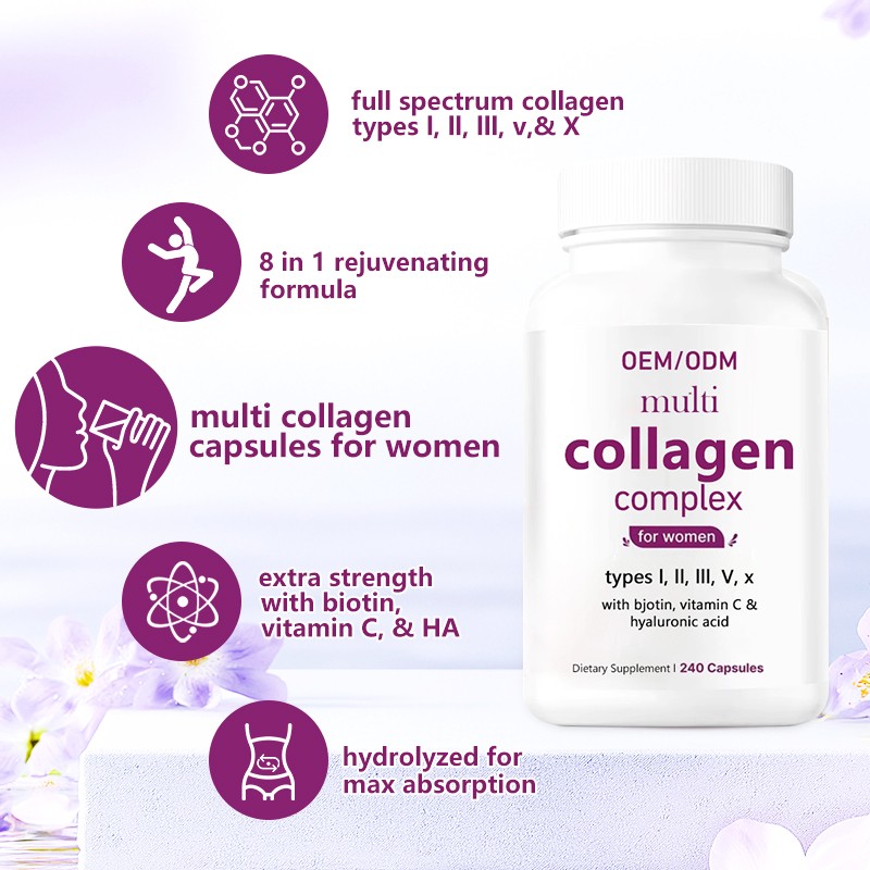 Collagen Peptide Tablets Source Supplier - Adult Beauty Mineral Supplement Custom