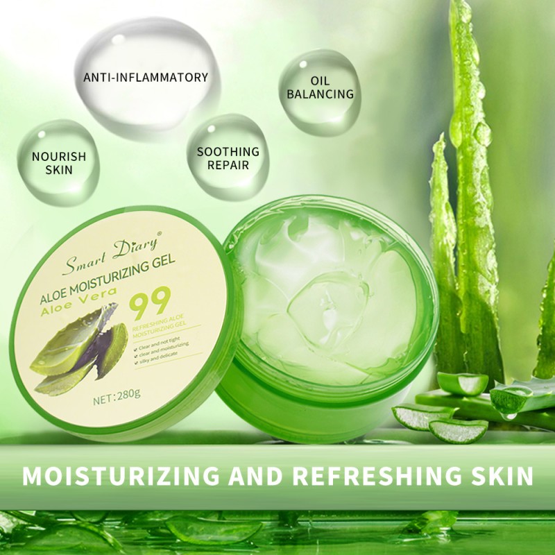 Aloe Vera Gel Factory - OEM High-Purity Herbal Face Care Skin Repair Gel