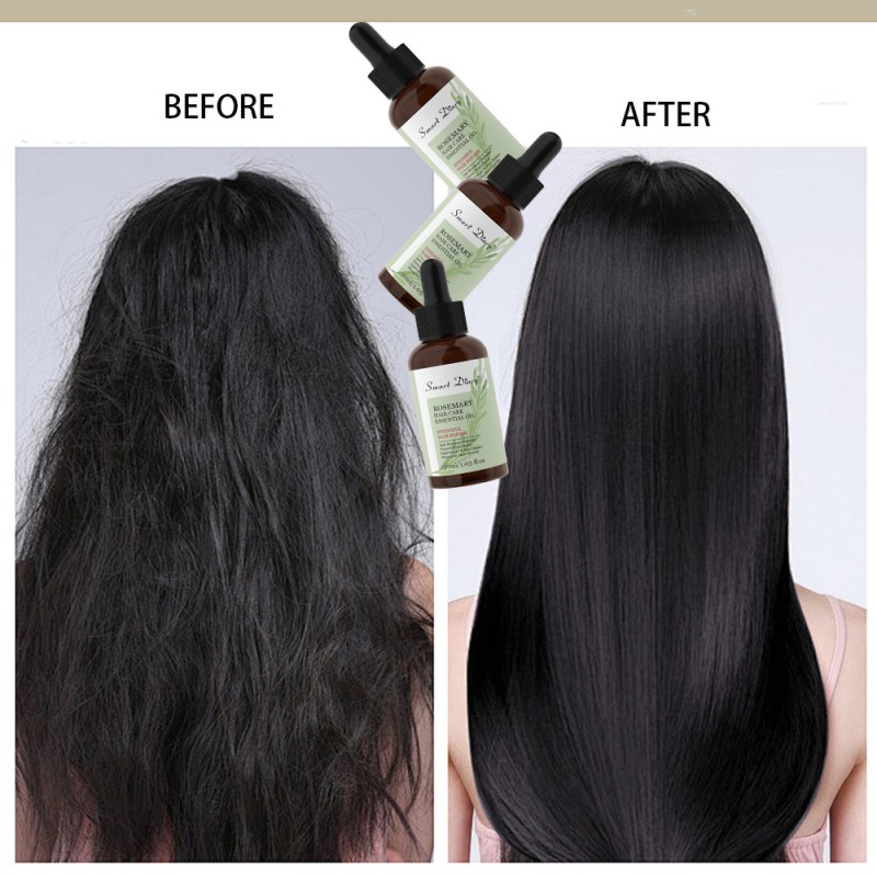 Hair Serum Oil Factory - OEM Rosemary Castor Oil 30ml Frizz Nourishing Serum