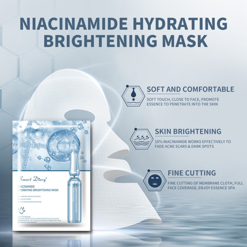 Niacinamide Mask Supplier - Custom Logo Hydrating Skin Repair Whitening Effects