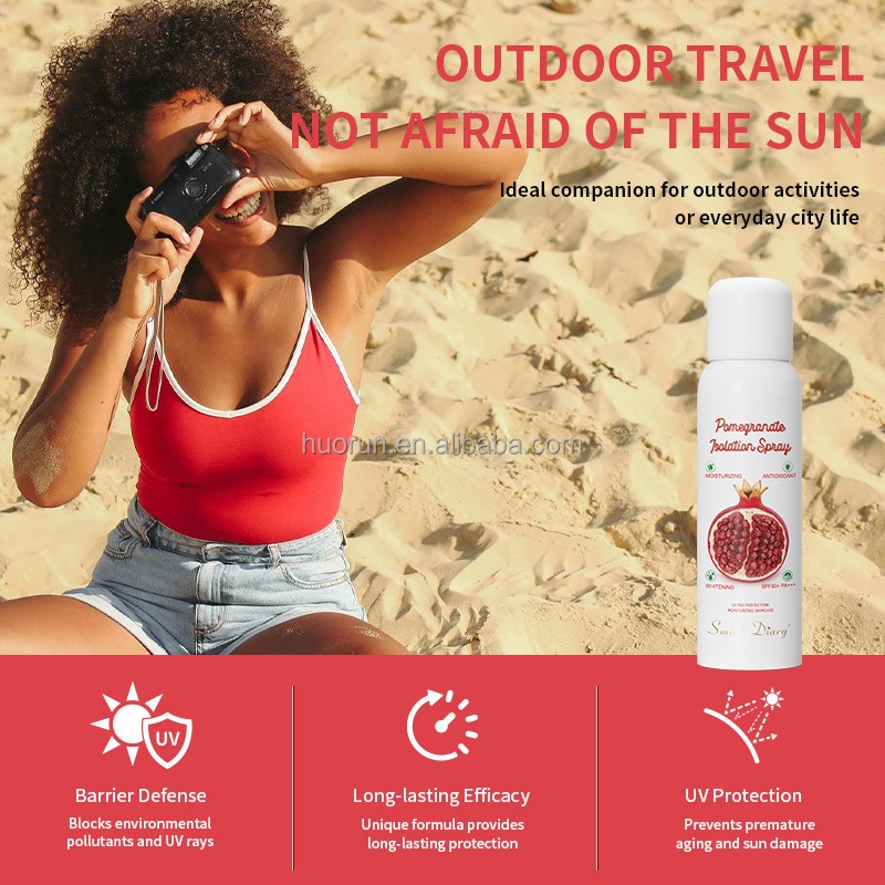 Sunscreen Spray Factory - Private Label SPF50 Whitening Vitamin C Brightening Mist