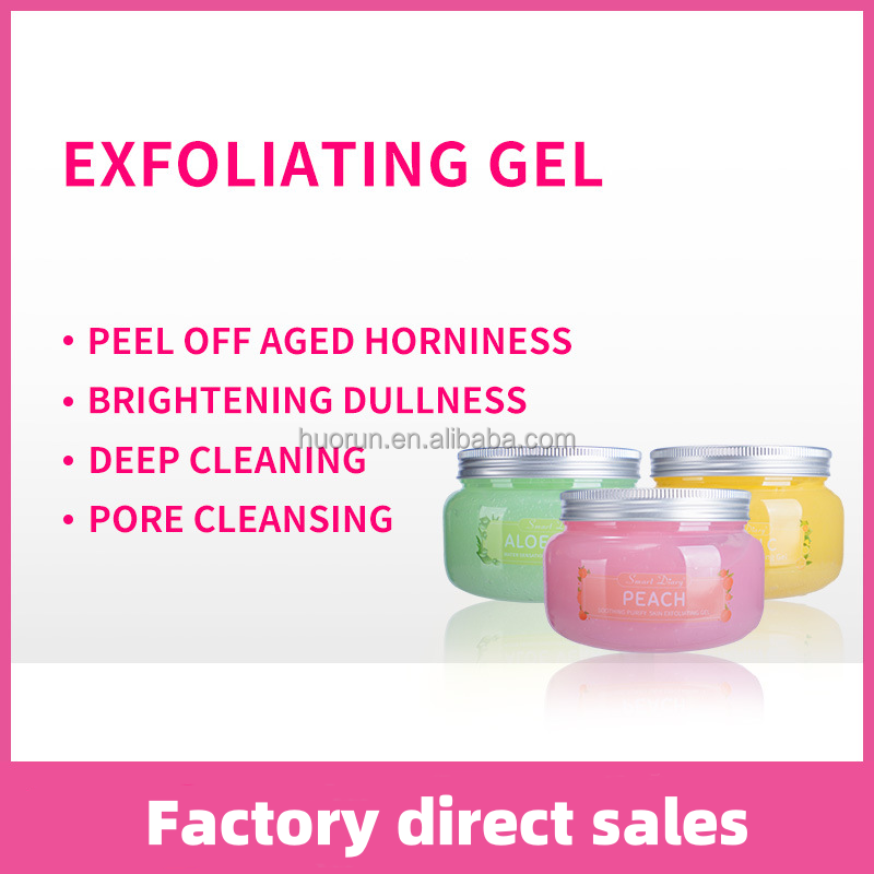 Glycerin Exfoliating Gel Factory - OEM 300g Face Body Moisturizing Cleansing Gel