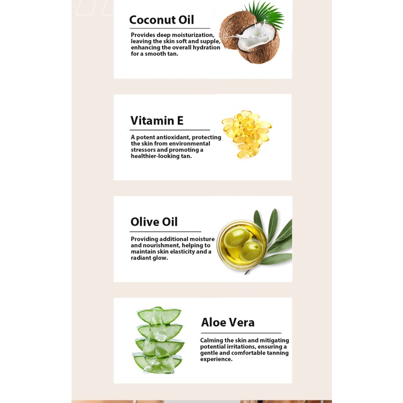 Body Bronzing Cream Supplier - OEM Summer Beach Waterproof Sun-Free Black Mousse