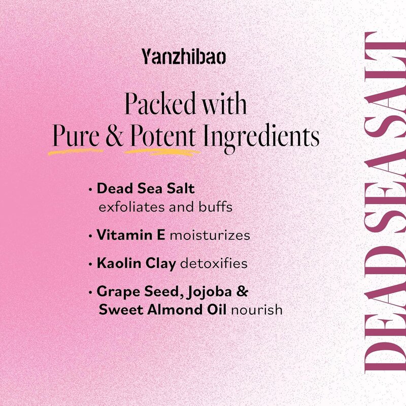 Facial Scrub Manufacturer - OEM Microdermabrasion with Dead Sea Salt Citrus Oils for Exfoliate Smooth Renew Scars Wrinkles