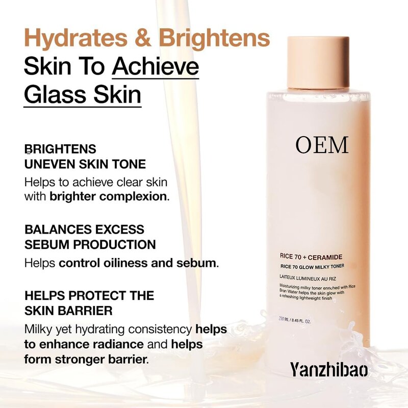 Toner Manufacturer - Milky Skin with Hyaluronic Acid Niacinamide for Fungal Acne Safe Radiance Hydration