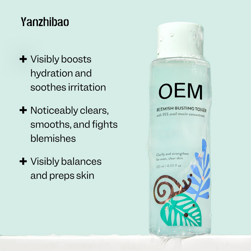 Toner Manufacturer - Snail Rescue Blemish Busting 95% Snail Mucin for Clarify Strengthen Balance Hyaluronic Acid CICA