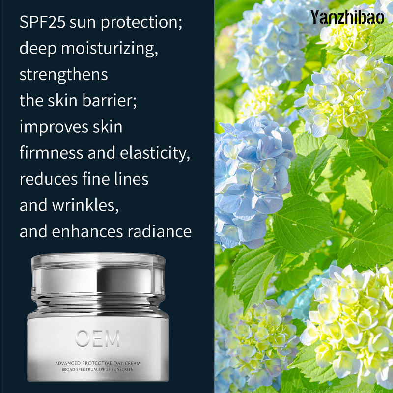 Face Cream Manufacturer - Advanced Protective Day SPF 25 for Fine Lines Wrinkles Reduction Barrier Strengthening
