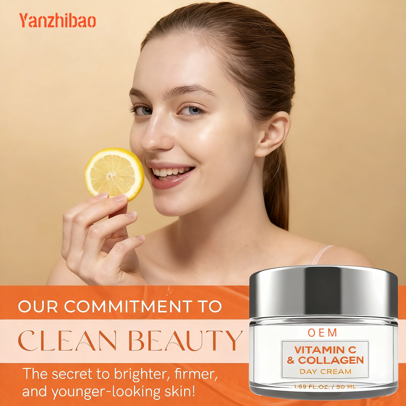 Face Moisturizer Manufacturer - Vitamin C & Collagen for Dull Skin Tightening Brightening All Skin Types
