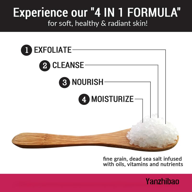 Body Scrub Manufacturer - OEM Premium Coconut Set with Dead Sea Salt Essential Oils Nutrients