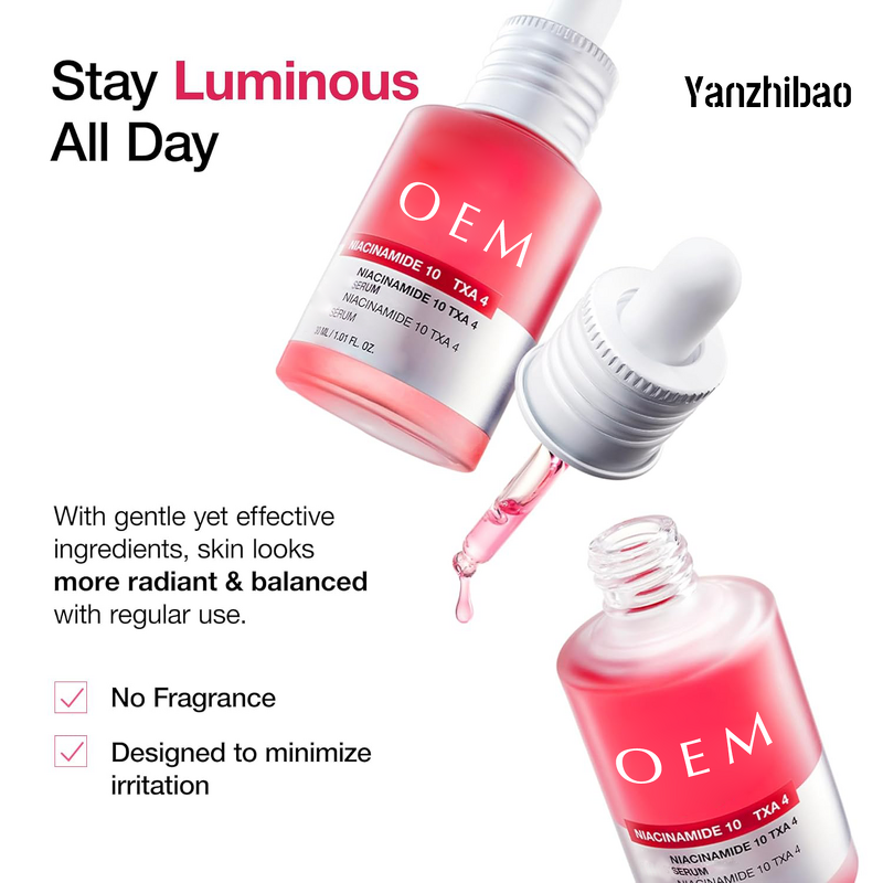 Face Serum Manufacturer - Niacinamide 10 + TXA 4 30ML Korean Skincare with Hyaluronic Acid Vitamin B12