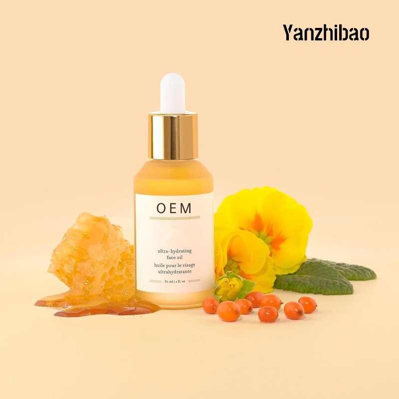 Face Oil Manufacturer - Hydrating Anti-Aging Clean Beauty with Sea Buckthorn Rosehip Buckwheat Oil