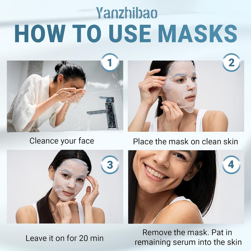 Face Mask Manufacturer - Hyaluronic Acid with Peptides Complex for Moisturizing Soothe Repair