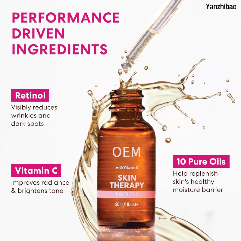 Facial Oil Manufacturer - Skin Therapy with Vitamin E C 10 Pure Oils Rosehip Oil Blend