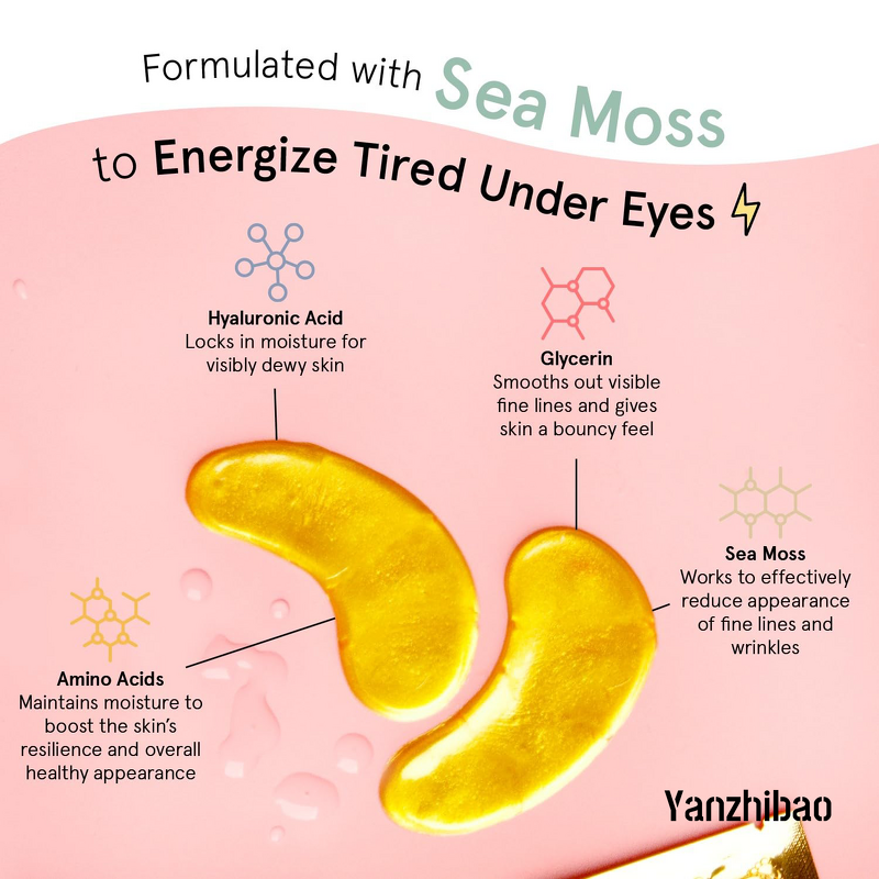 Eye Mask Manufacturer - Factory Direct Custom Gel Eye Patches for Dark Circles Under Eye Bags Wrinkles Reduction