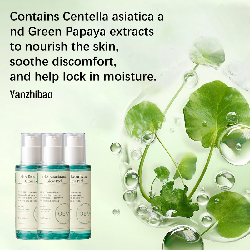 Exfoliating Gel Manufacturer - OEM Korean Skin Care PHA Glow 1.69oz 10% Fruit-Based for Pores Radiant Glass Skin